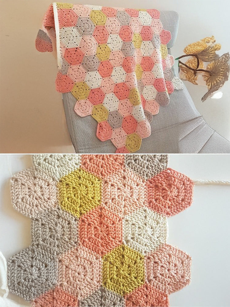 Hexagon Newborn Blanket