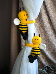 Bee curtain ties