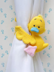 Duck curtain ties