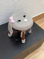 Flat Head Bunny Stool