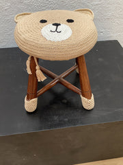 Flat Head Teddy bear Stool Hat