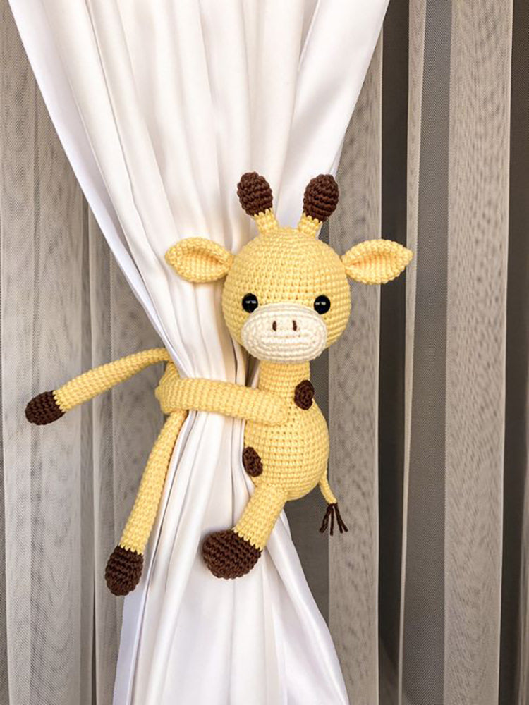 Giraffe curtain ties