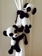 Panda curtain ties