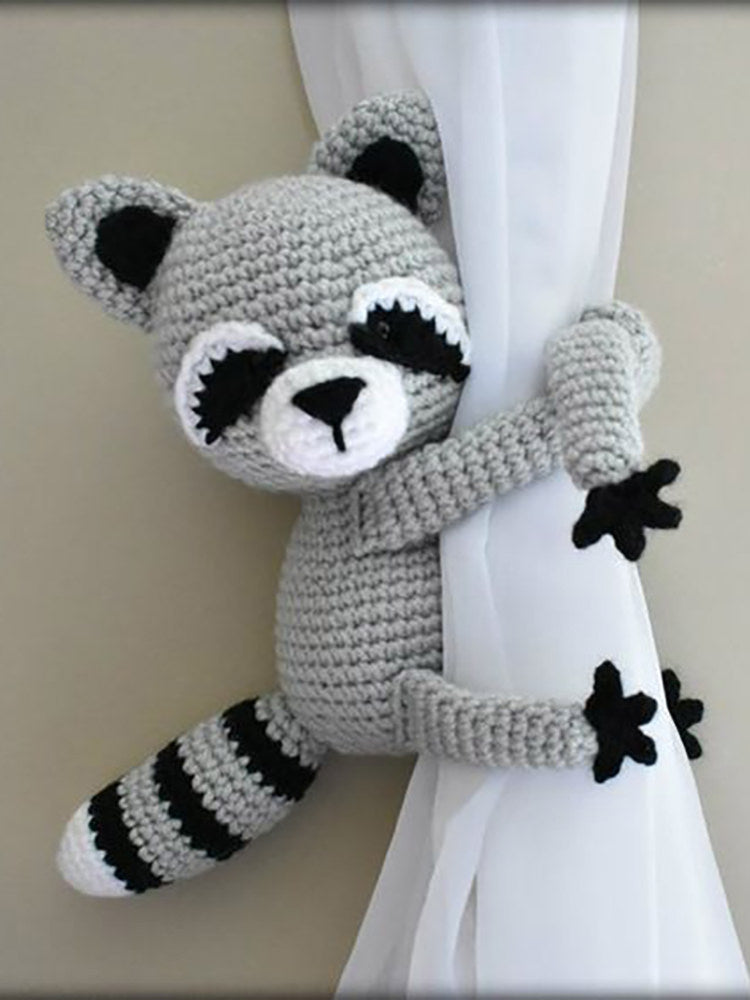 Raccoon curtain ties